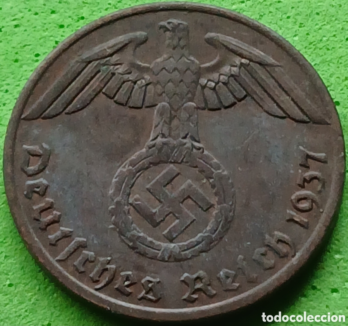 Monedas antiguas de Europa: Alemania Tercer Reich 1 reichspfennig 1937 A km#89