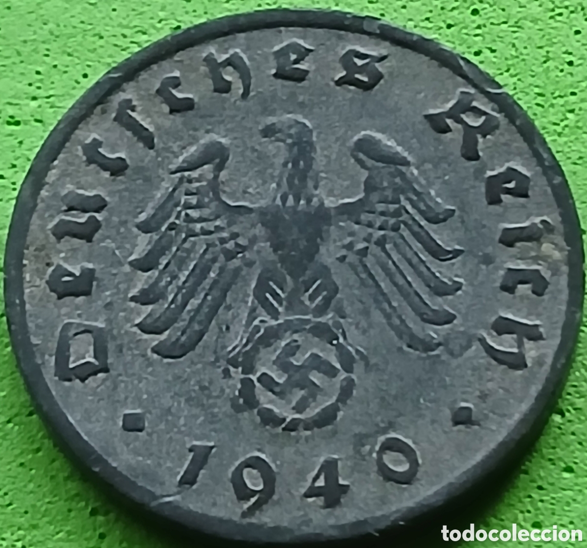 Monedas antiguas de Europa: Alemania Tercer Reich 1 reichspfennig 1940 D km#97