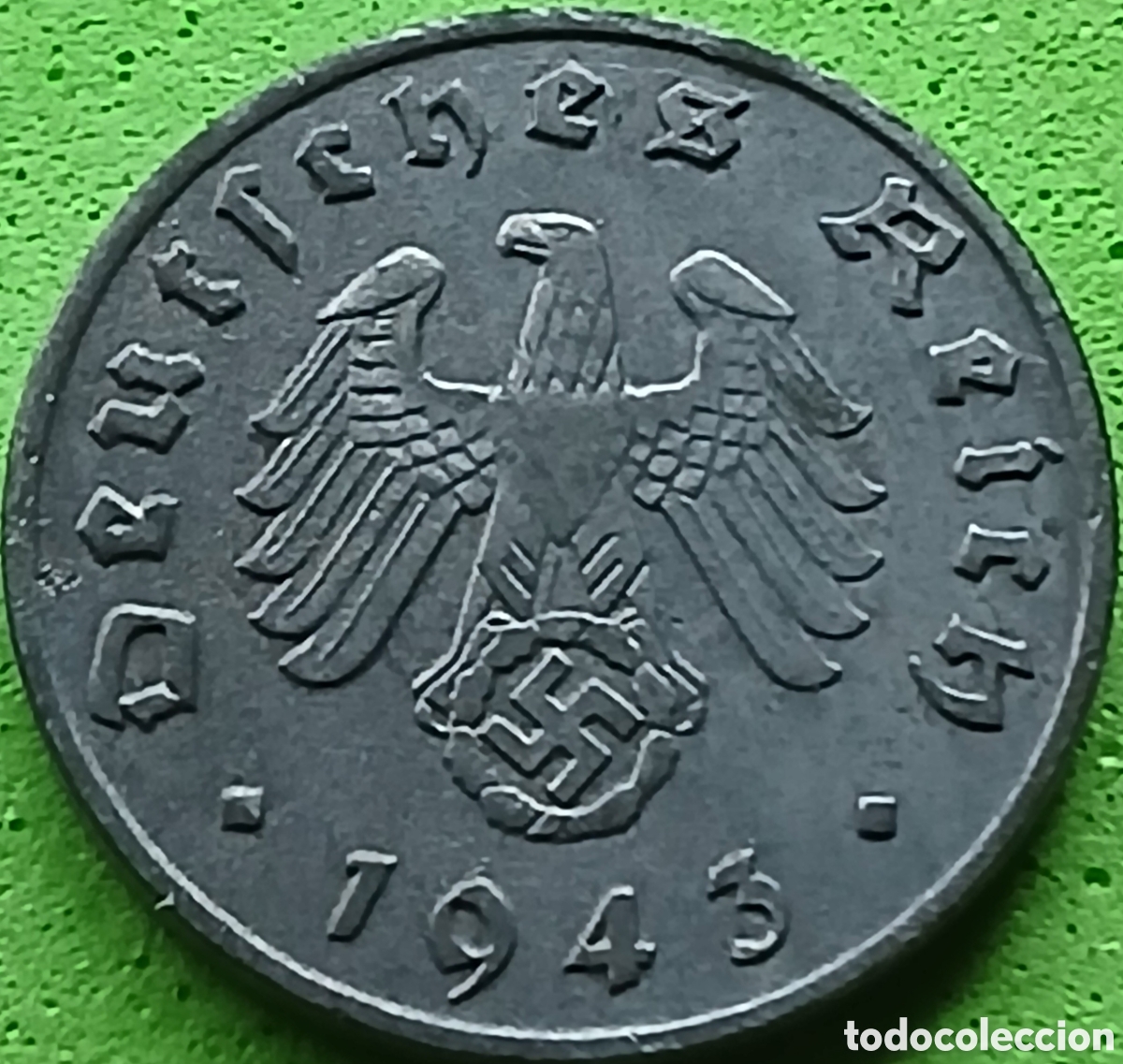 Monedas antiguas de Europa: Alemania Tercer Reich 1 reichspfennig 1943 A km#97