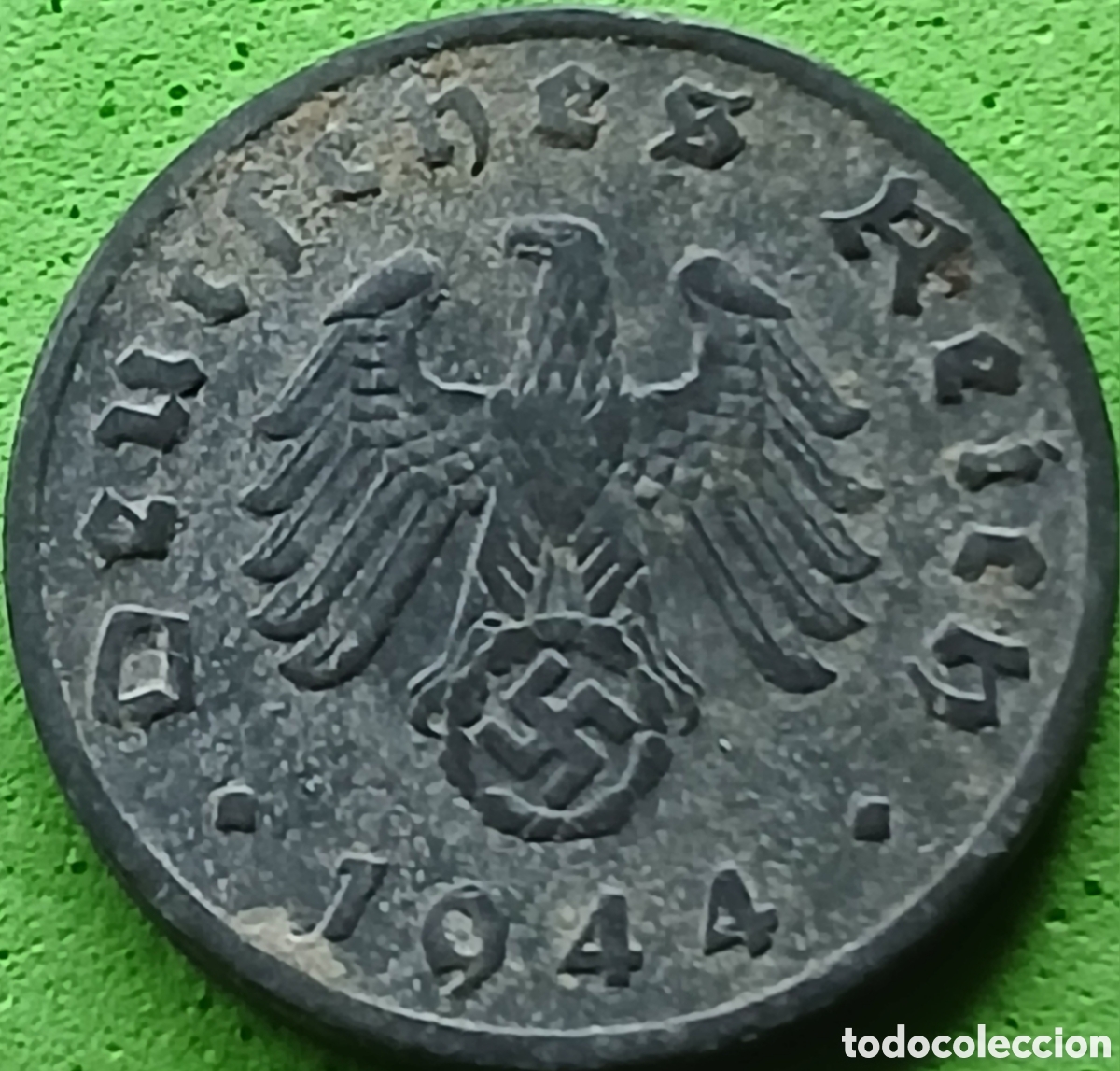 Monedas antiguas de Europa: Alemania Tercer Reich 1 reichspfennig 1944 F km#97