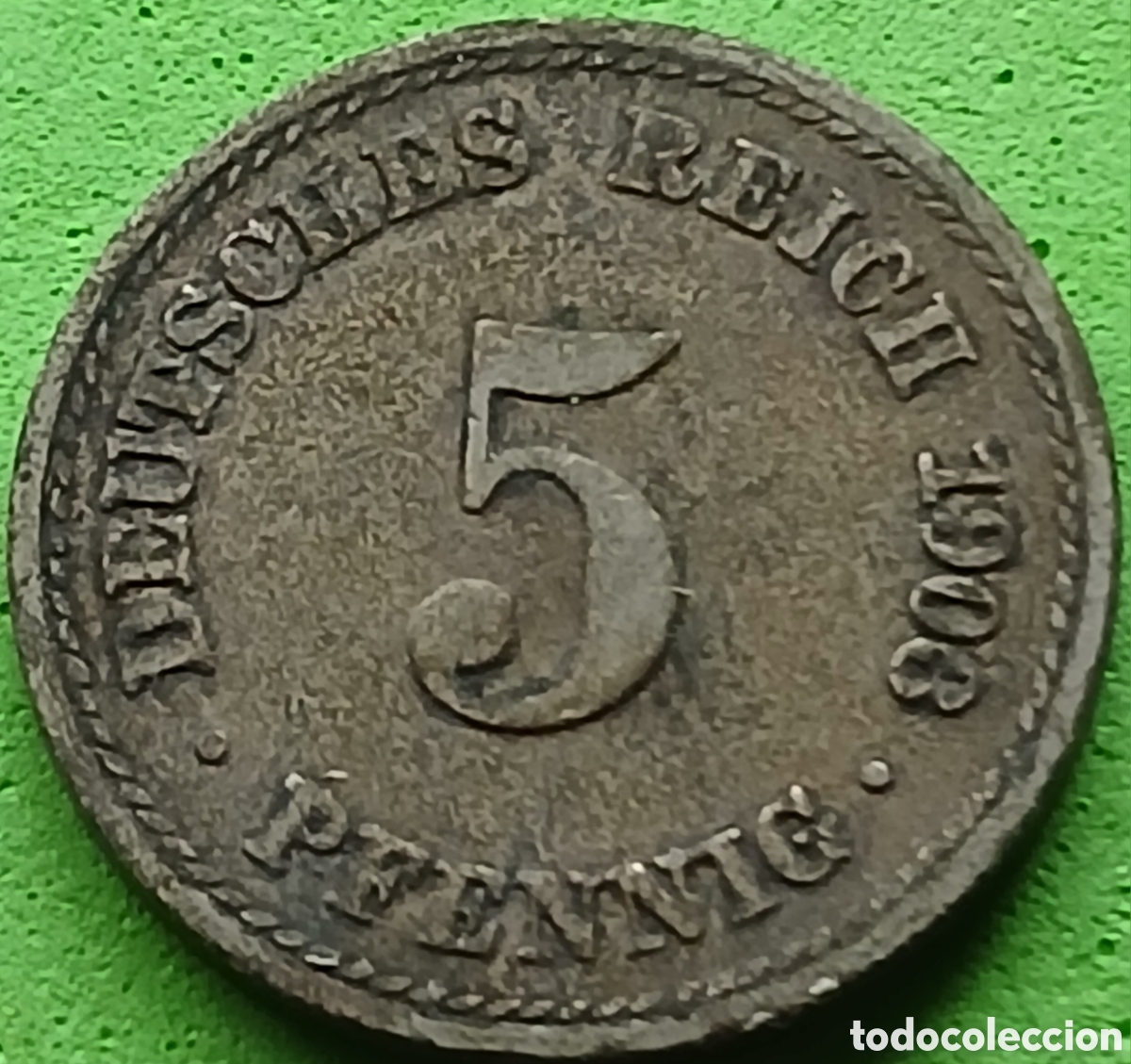 Monedas antiguas de Europa: Alemania Imperio 5 pfennig 1906 A km#11
