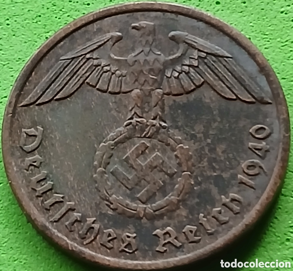 Monedas antiguas de Europa: Alemania Tercer Reich 2 reichspfennig 1940 A km#90