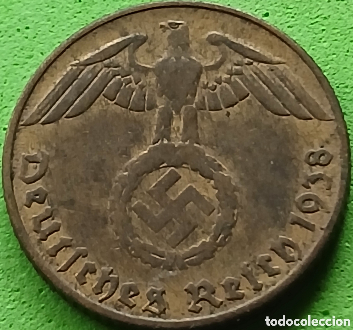 Monedas antiguas de Europa: Alemania Tercer Reich 5 reichspfennig 1938 E km#91