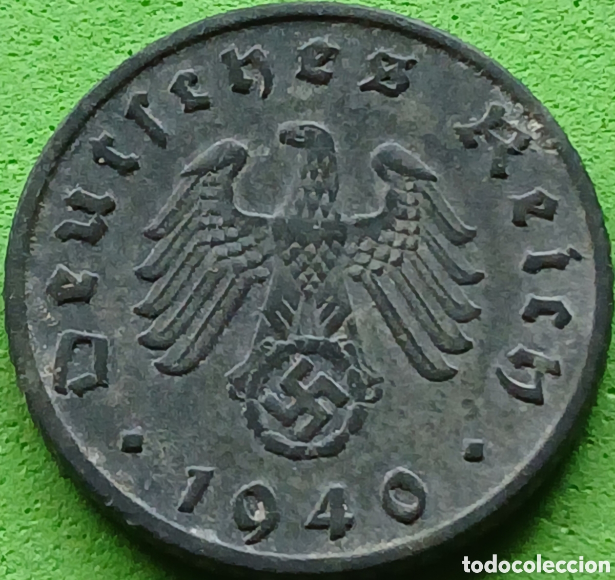 Monedas antiguas de Europa: Alemania Tercer Reich 5 reichspfennig 1940 F km#100