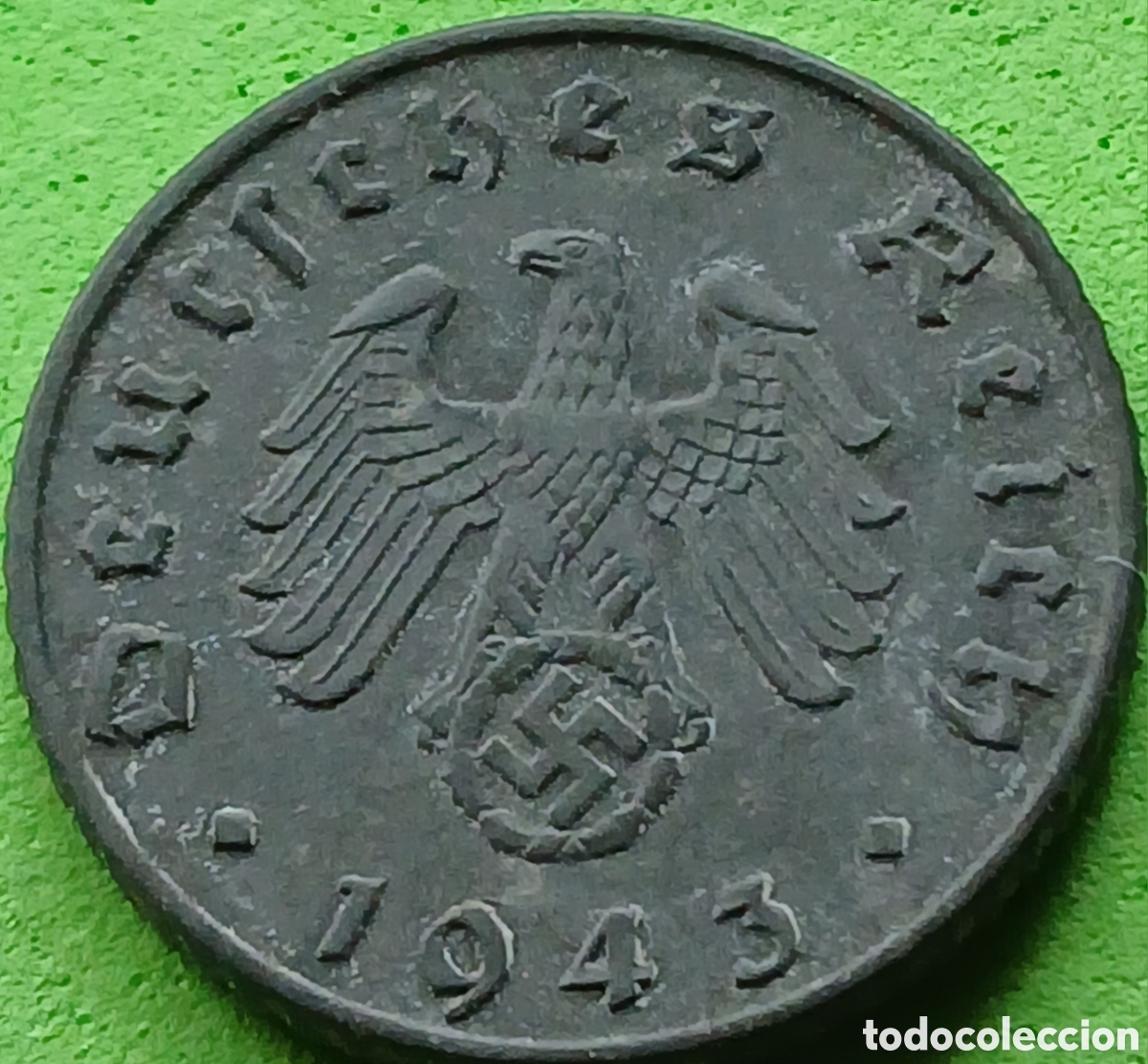 Monedas antiguas de Europa: Alemania Tercer Reich 5 reichspfennig 1943 A km#100
