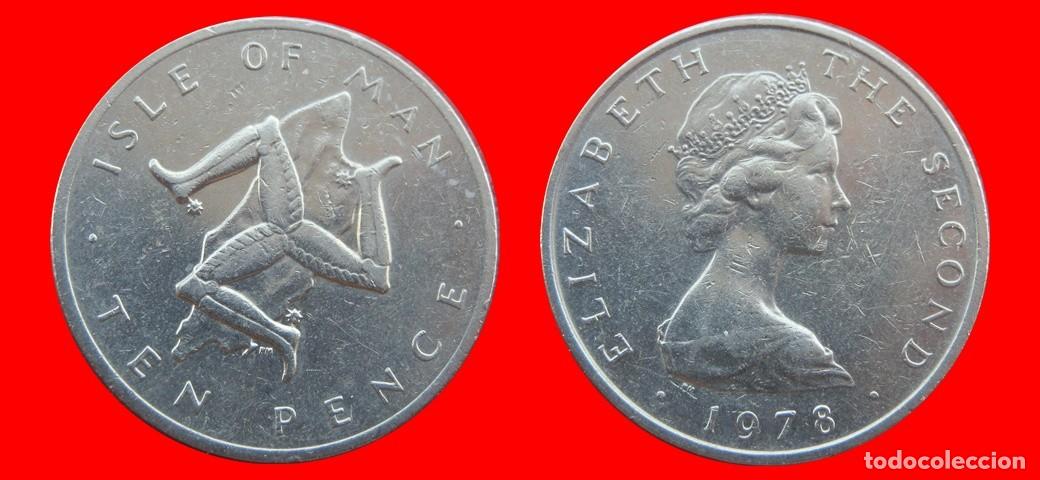 Monedas antiguas de Europa: 10 PENIQUES PENCE 1978 ISLA DE MAN-153982