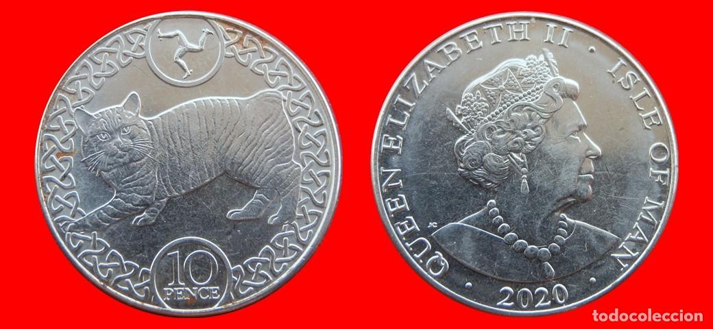Monedas antiguas de Europa: 10 PENIQUES PENCE 2020 ISLA DE MAN-153985