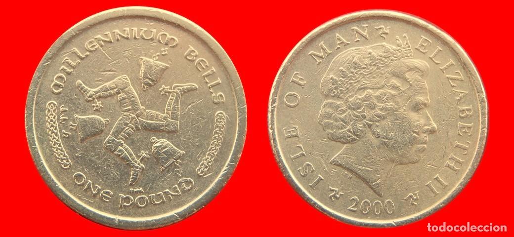 Monedas antiguas de Europa: 1 LIBRA POUND 2000 ISLA DE MAN-153986