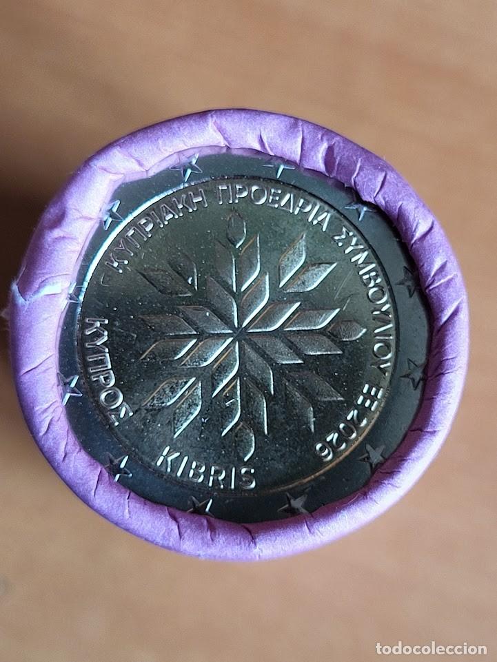 Monedas antiguas de Europa: Moneda 2 Euros Conmemorativa Chipre 2026 - Presidencia chipriota del Consejo de la Uni&oacute;n Europea