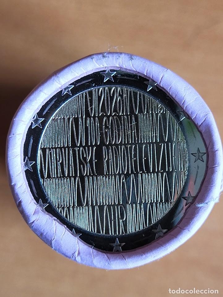 Monedas antiguas de Europa: Moneda 2 Euros Conmemorativa Croacia 2026 - 100 a&ntilde;os de la Radio y Televisi&oacute;n Croata
