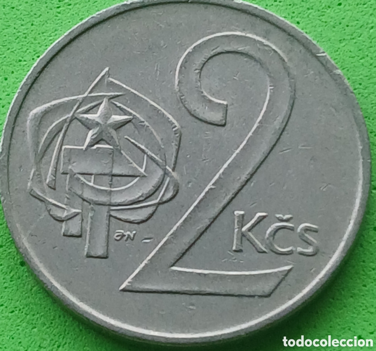 Monedas antiguas de Europa: Checoslovaquia 2 coronas 1974 km#75