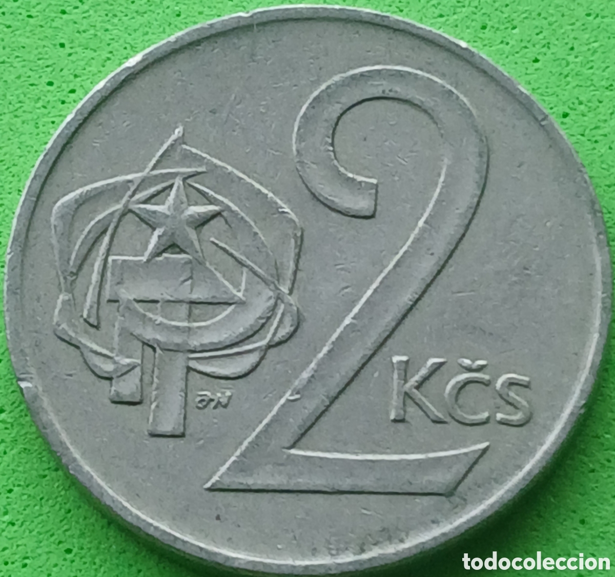 Monedas antiguas de Europa: Checoslovaquia 2 coronas 1972 km#75