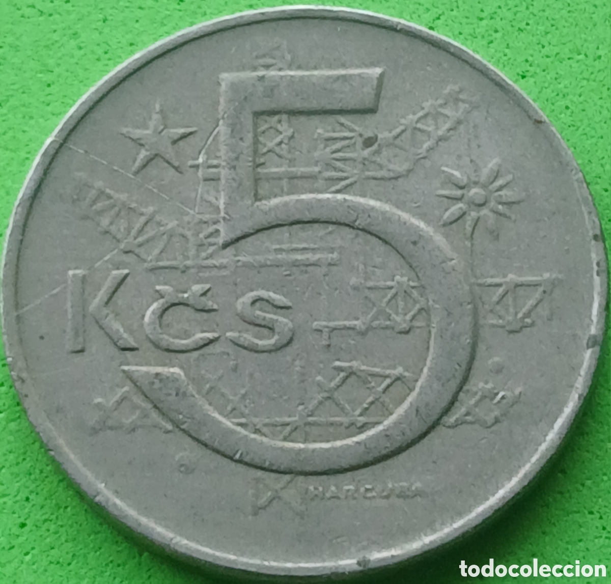 Monedas antiguas de Europa: Checoslovaquia 5 coronas 1966 km#60