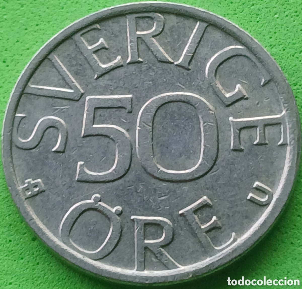 Monedas antiguas de Europa: Suecia 50 ore 1977 km#855