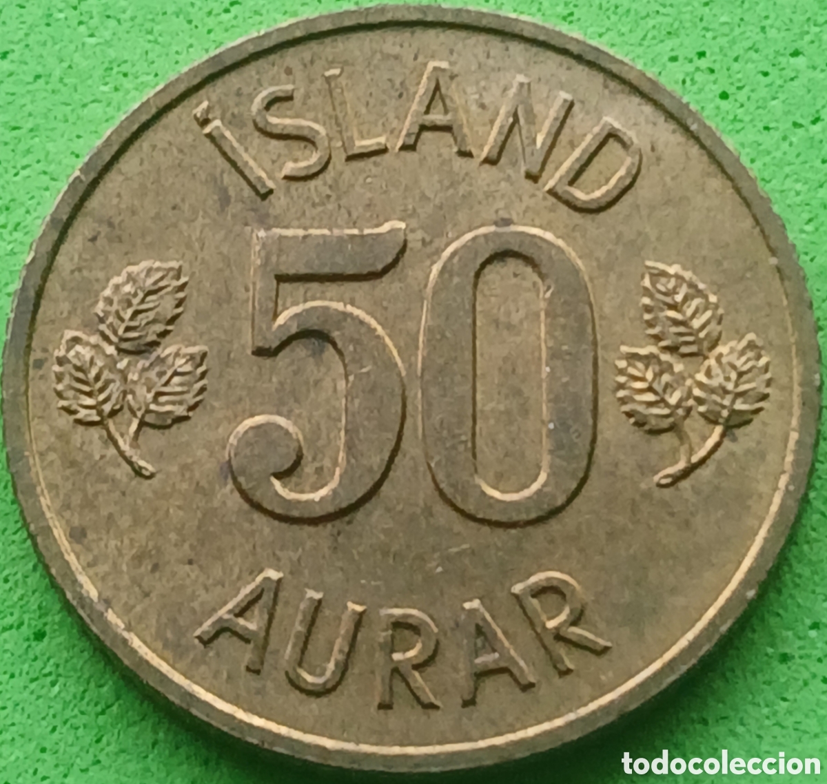 Monedas antiguas de Europa: Islandia 50 aurar 1971 km#17
