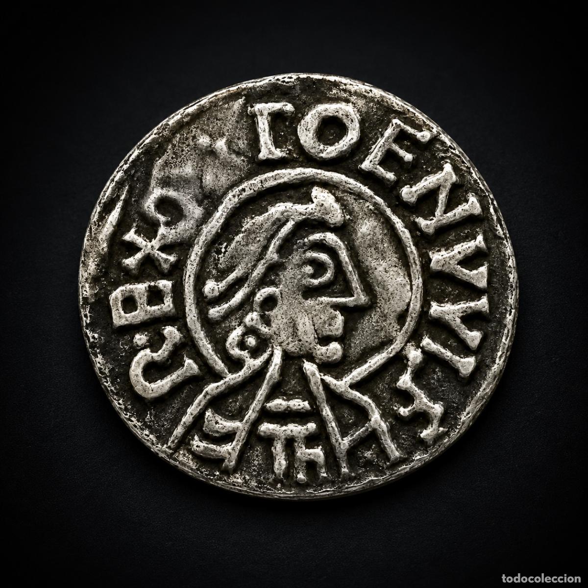 Monedas antiguas de Europa: ECGBERHT (EGBERTO) DE WESSEX, ANGLO-SAXON ( 802&ndash;839 ).- 1,55 grs.Diam.-18mm.
