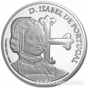 Monedas antiguas de Europa: Portugal, 5 euro 2015 ''Isabel de Portugal&rdquo;, KM#865a./ Plata./ Sin Circular.