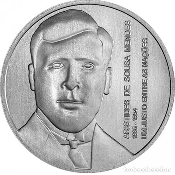 Monedas antiguas de Europa: Portugal, 5 euro 2021 ''Ar&iacute;stides Sousa M&eacute;ndez: un ejemplo internacional&rdquo;, KM#927a./ Sin Circular.