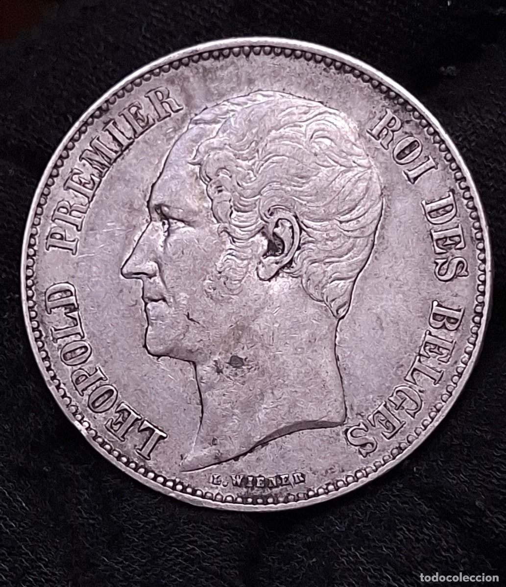 Monedas antiguas de Europa: B&eacute;lgica - 5 Francos 1849 PLATA
