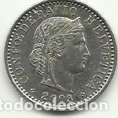 Monedas antiguas de Europa: SUIZA - 10 RAPPEN - 2003 - CUPRO-NIQUEL - BONITA - FOTOS