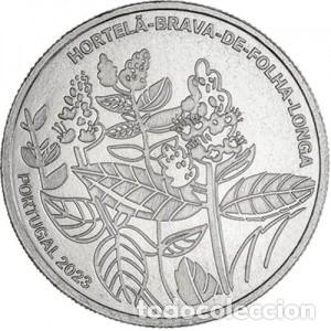Monedas antiguas de Europa: Portugal, 5 euro ''Mastranzo o Menta de burro&rdquo;, UC#338./ Sin Circular.