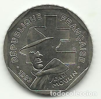 Monedas antiguas de Europa: FRANCIA - 2 FRANCOS - 1993 - JEAN MOULIN - NIQUEL - FOTOS