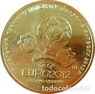 Monedas antiguas de Europa: Ucrania, 1 grivna, 2012 &rdquo;Copa de la HUEFA&rdquo;, KM#668./ Sin Circular.
