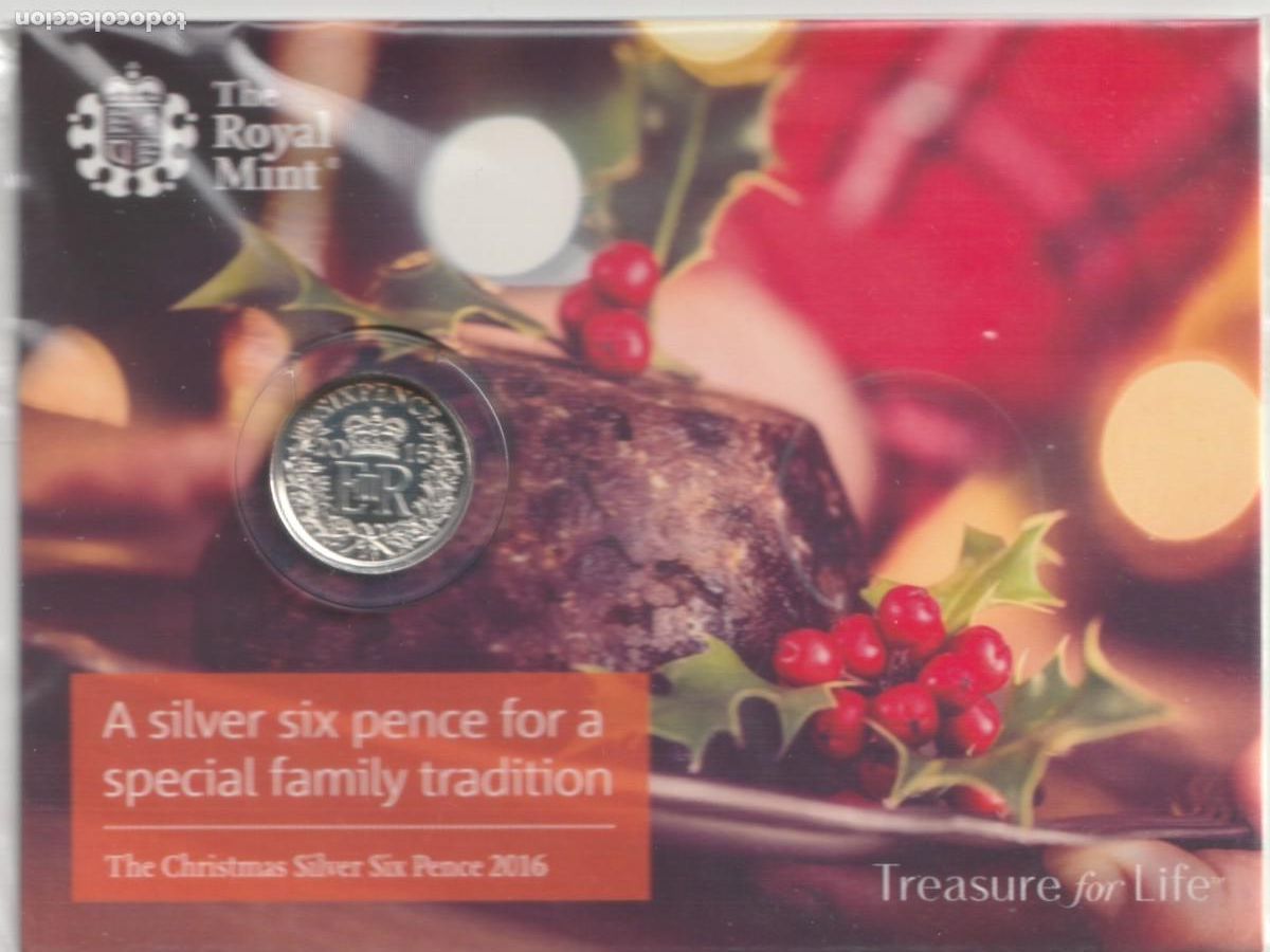 Monedas antiguas de Europa: Inglaterra cartera oficial 6 peniques 2016 Plata UC# 217