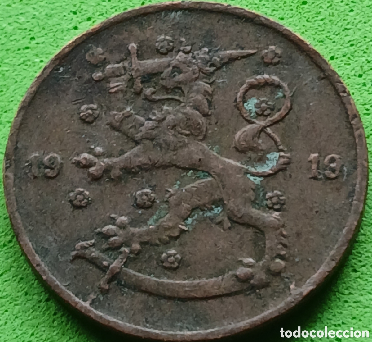 Monedas antiguas de Europa: Finlandia 5 pennia 1919 km#22