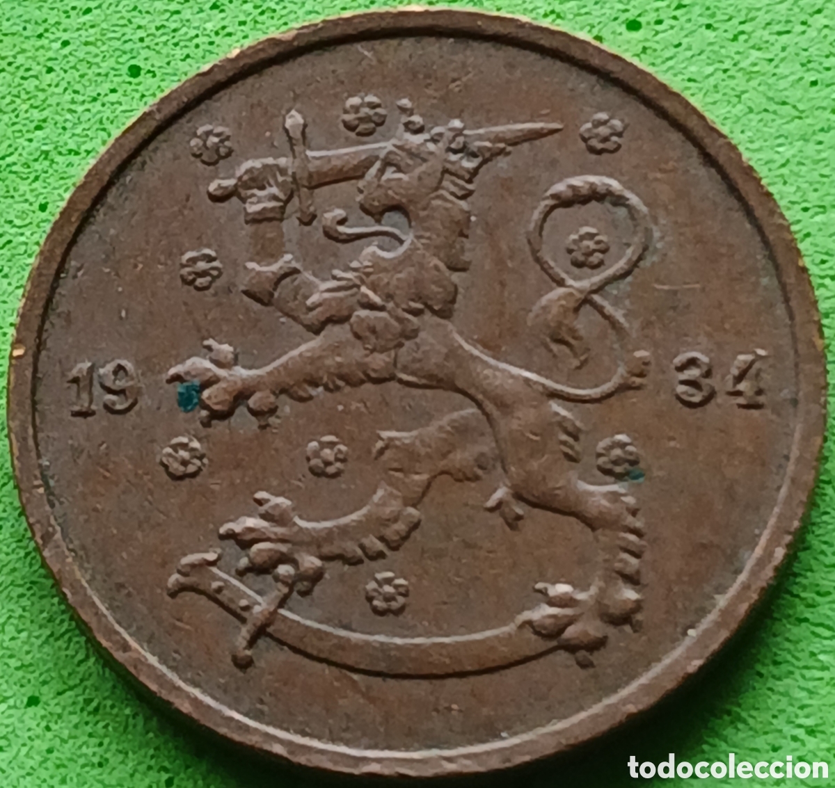 Monedas antiguas de Europa: Finlandia 5 pennia 1934 km#22