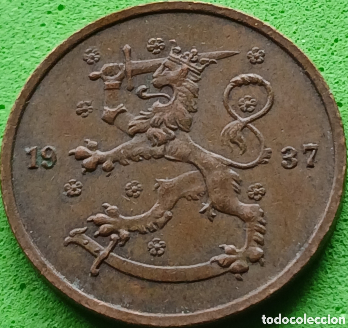 Monedas antiguas de Europa: Finlandia 5 pennia 1937 km#22