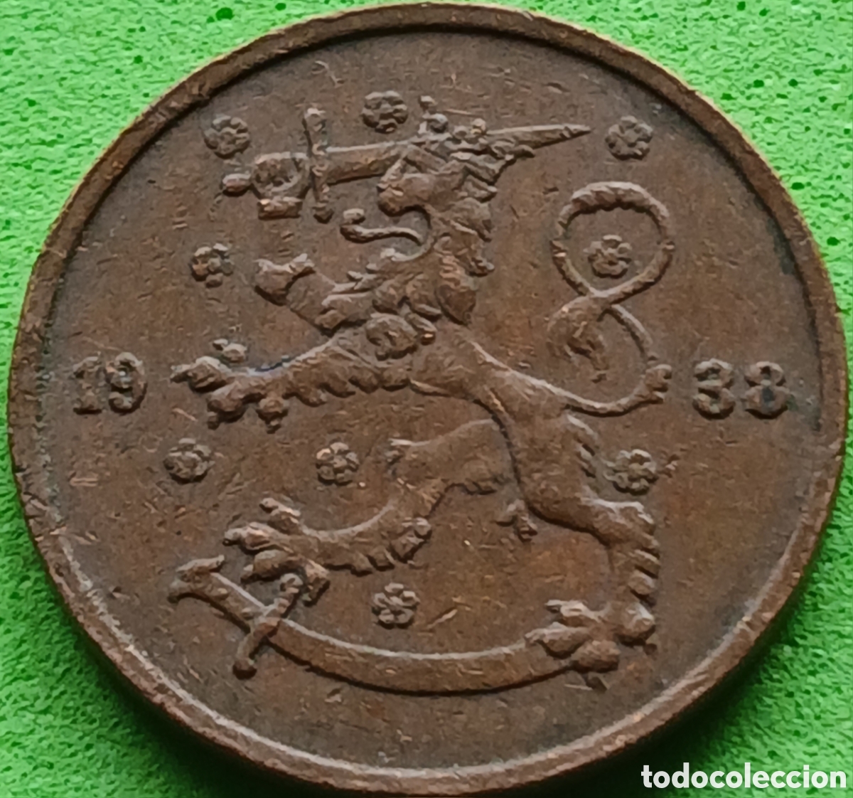 Monedas antiguas de Europa: Finlandia 5 pennia 1938 km#22