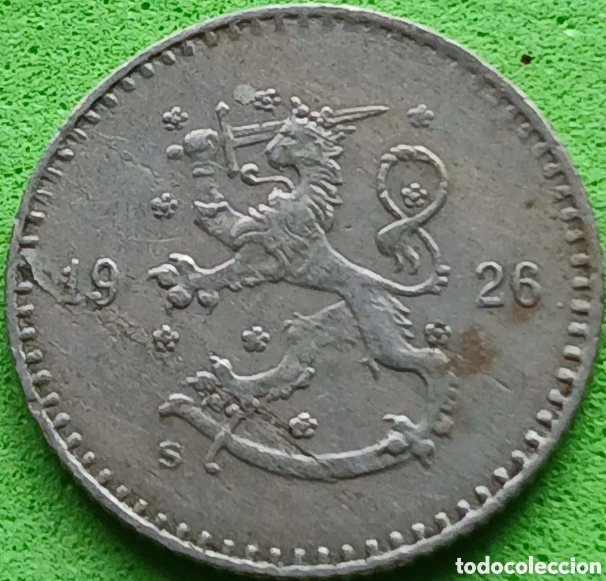 Monedas antiguas de Europa: Finlandia 25 pennia 1926 km#25 poco com&uacute;n