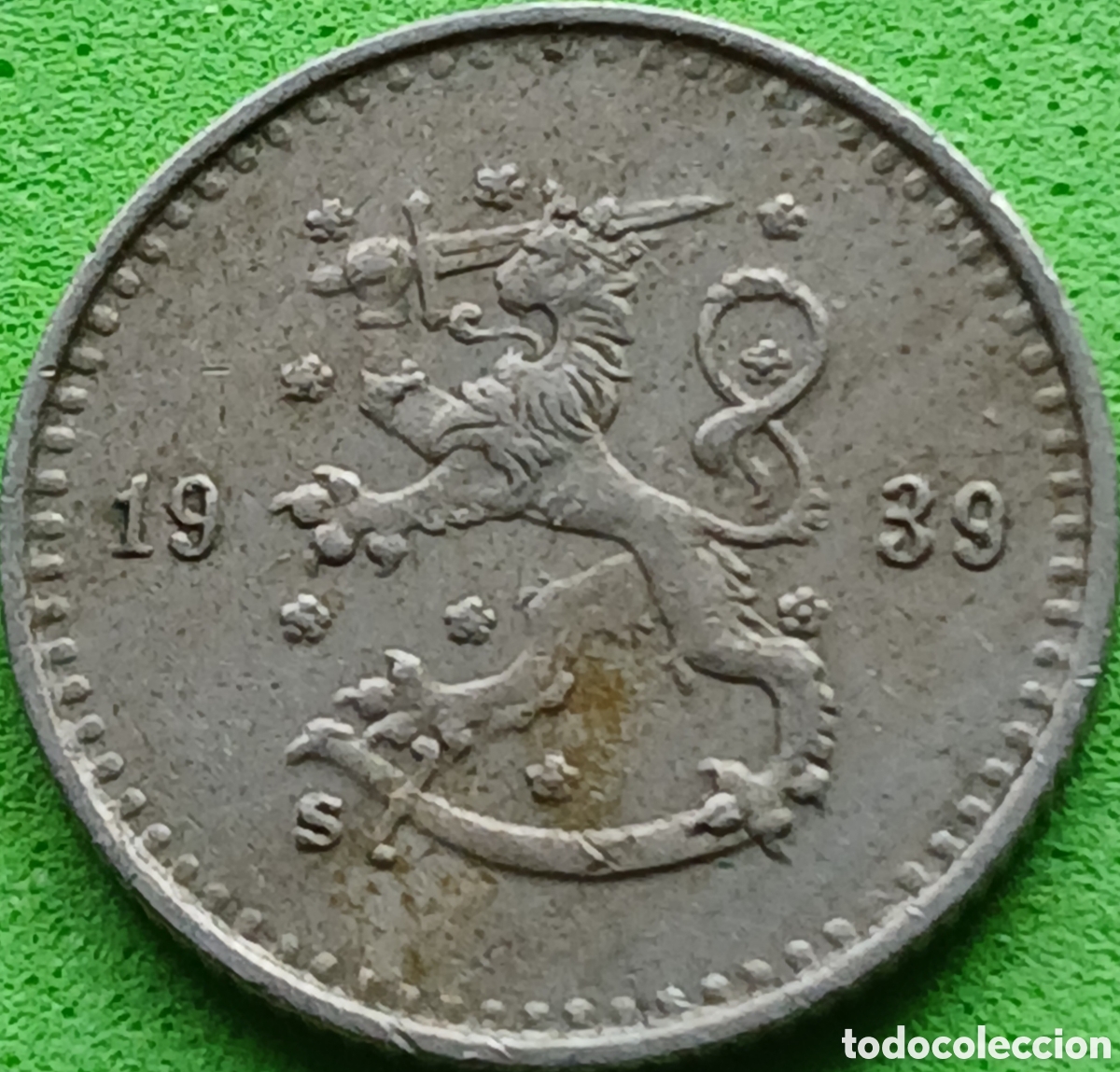 Monedas antiguas de Europa: Finlandia 25 pennia 1939 km#25