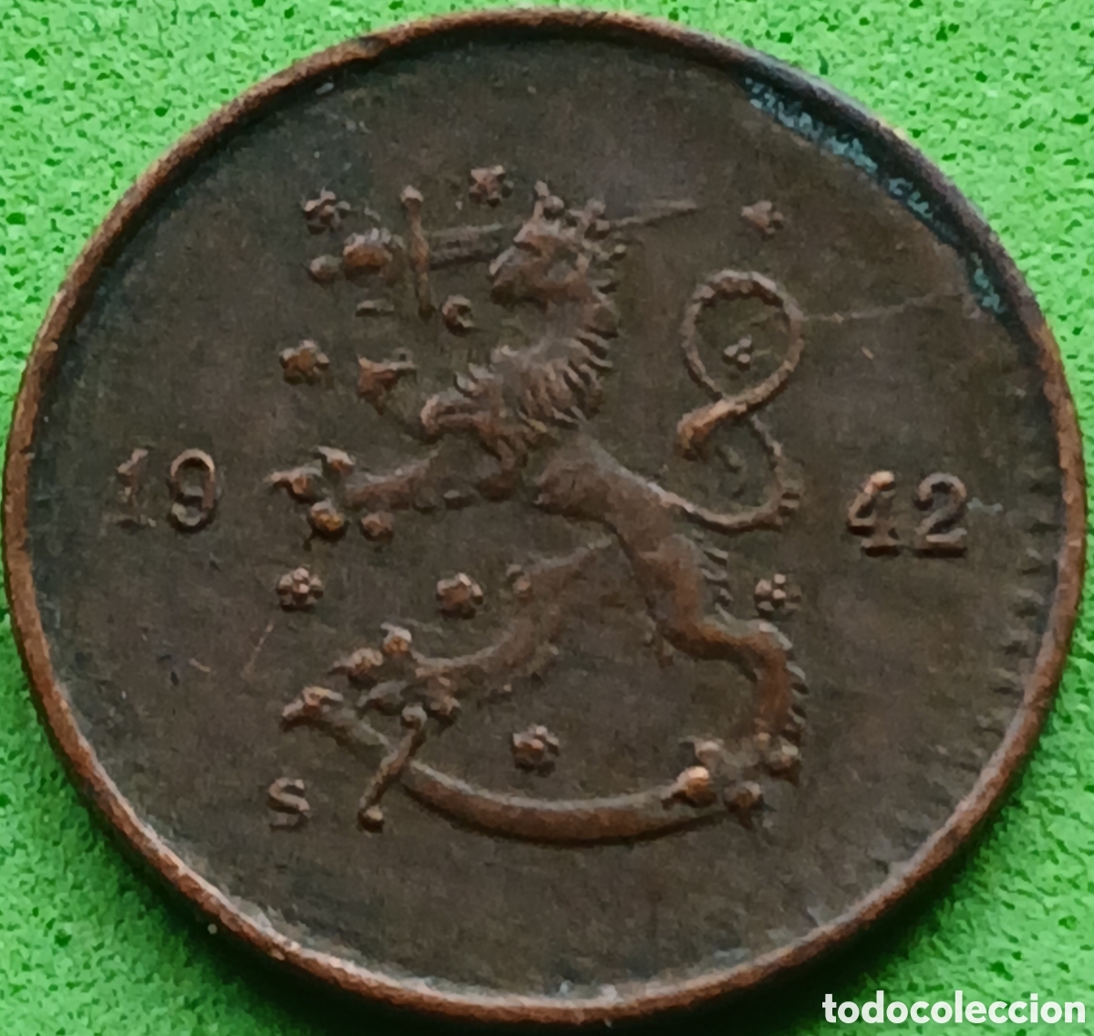 Monedas antiguas de Europa: Finlandia 25 pennia 1942 km#25a
