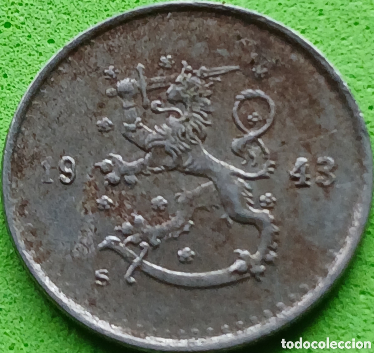 Monedas antiguas de Europa: Finlandia 25 pennia 1943 km#25b