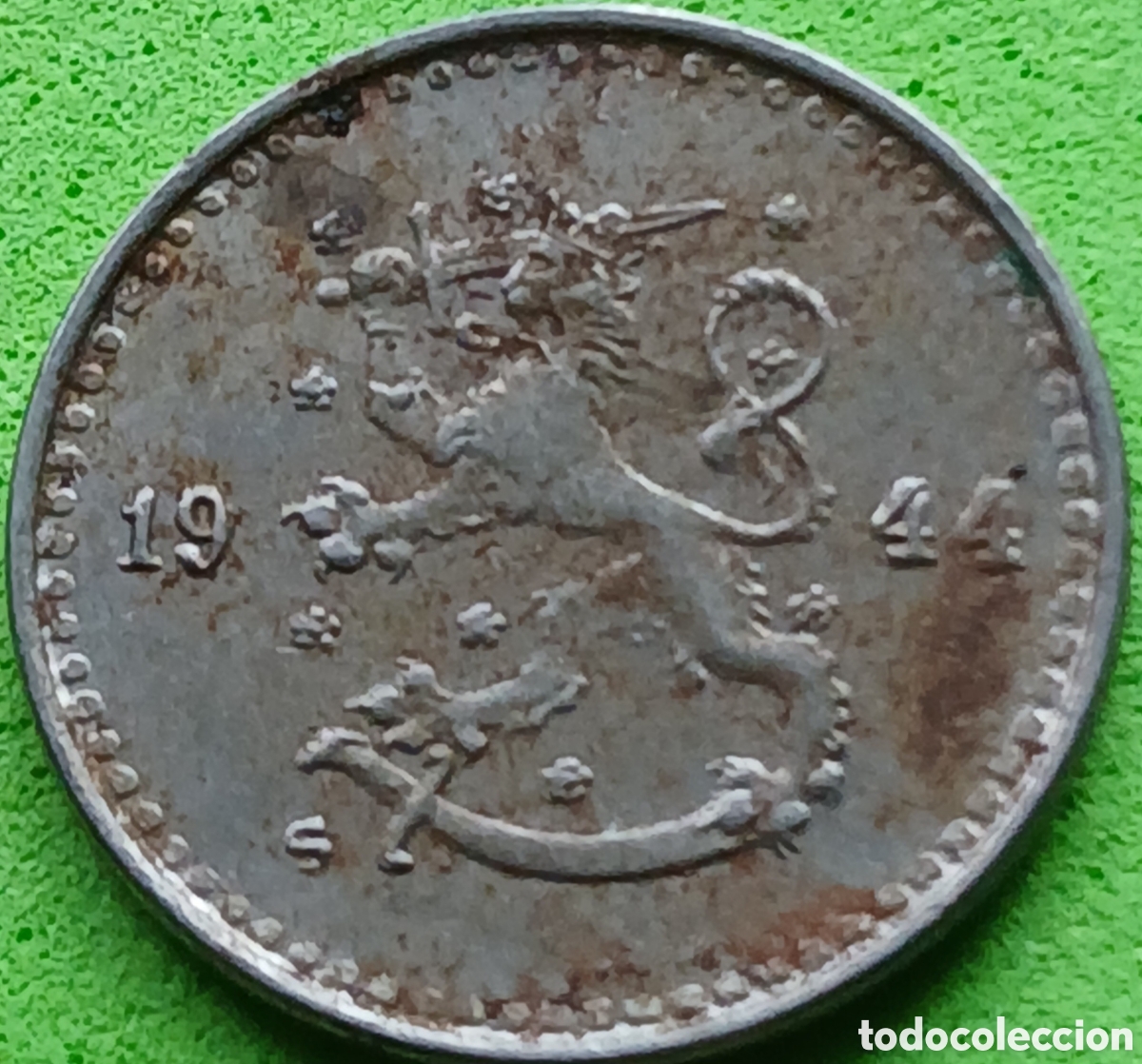 Monedas antiguas de Europa: Finlandia 25 pennia 1944 km#25b