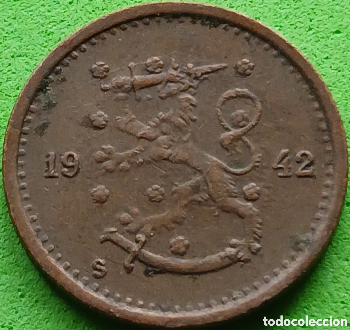 Monedas antiguas de Europa: Finlandia 50 pennia 1942 km#26a
