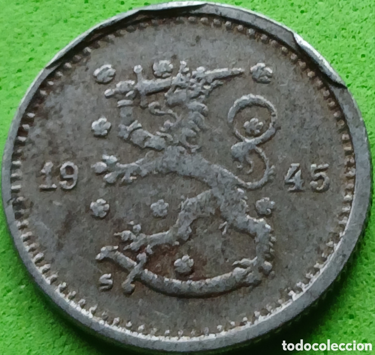 Monedas antiguas de Europa: Finlandia 50 pennia 1945 km#26b