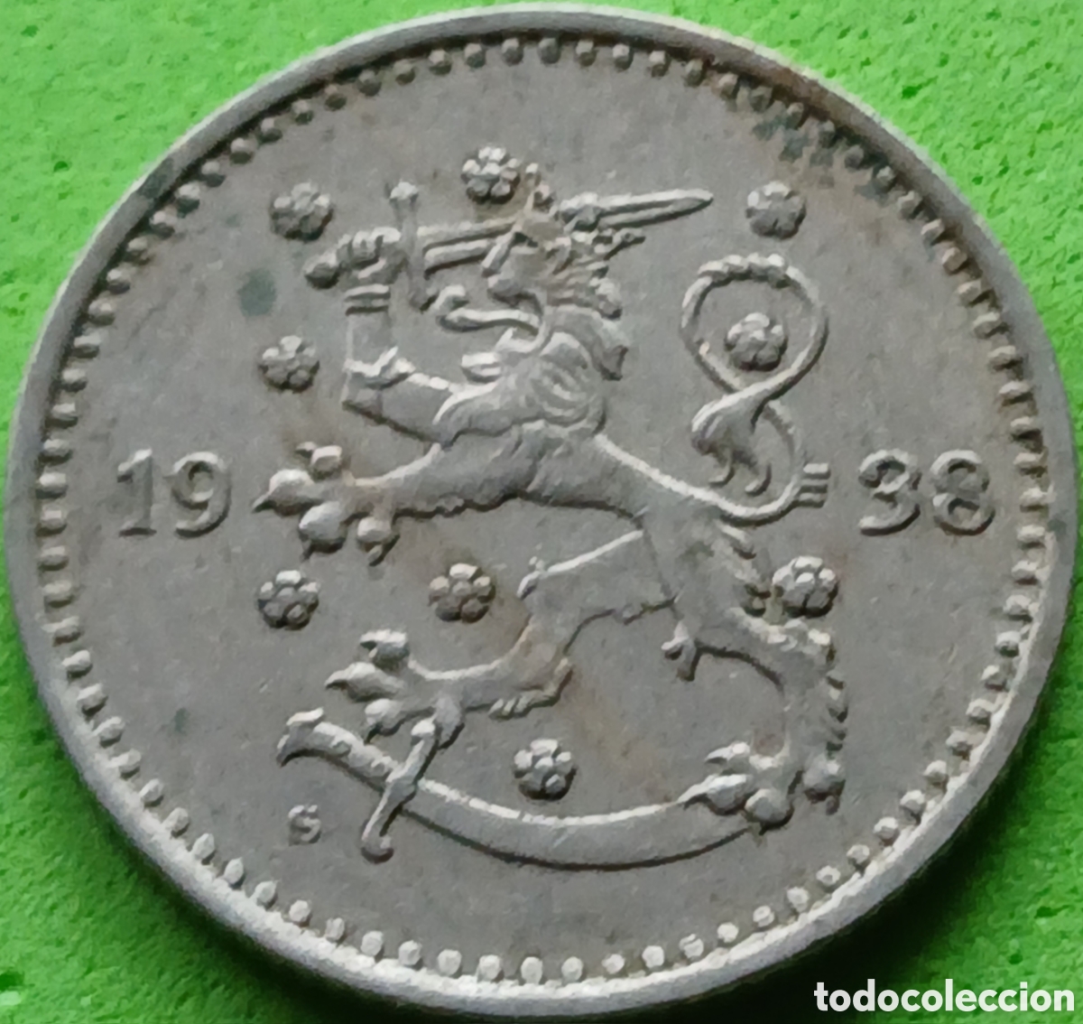 Monedas antiguas de Europa: Finlandia 1 marco 1938 km#30