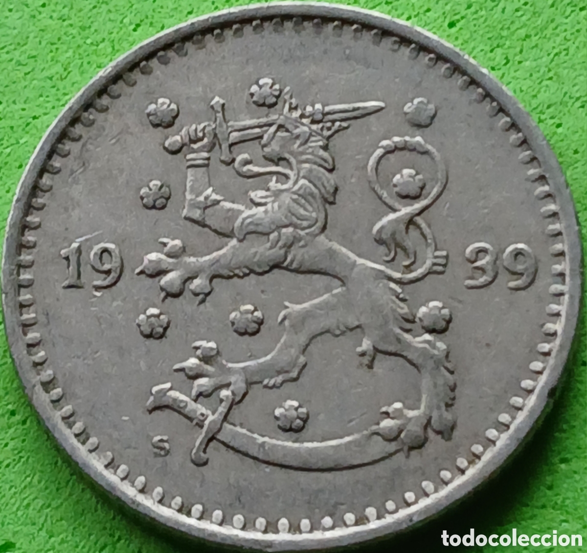 Monedas antiguas de Europa: Finlandia 1 marco 1939 km#30