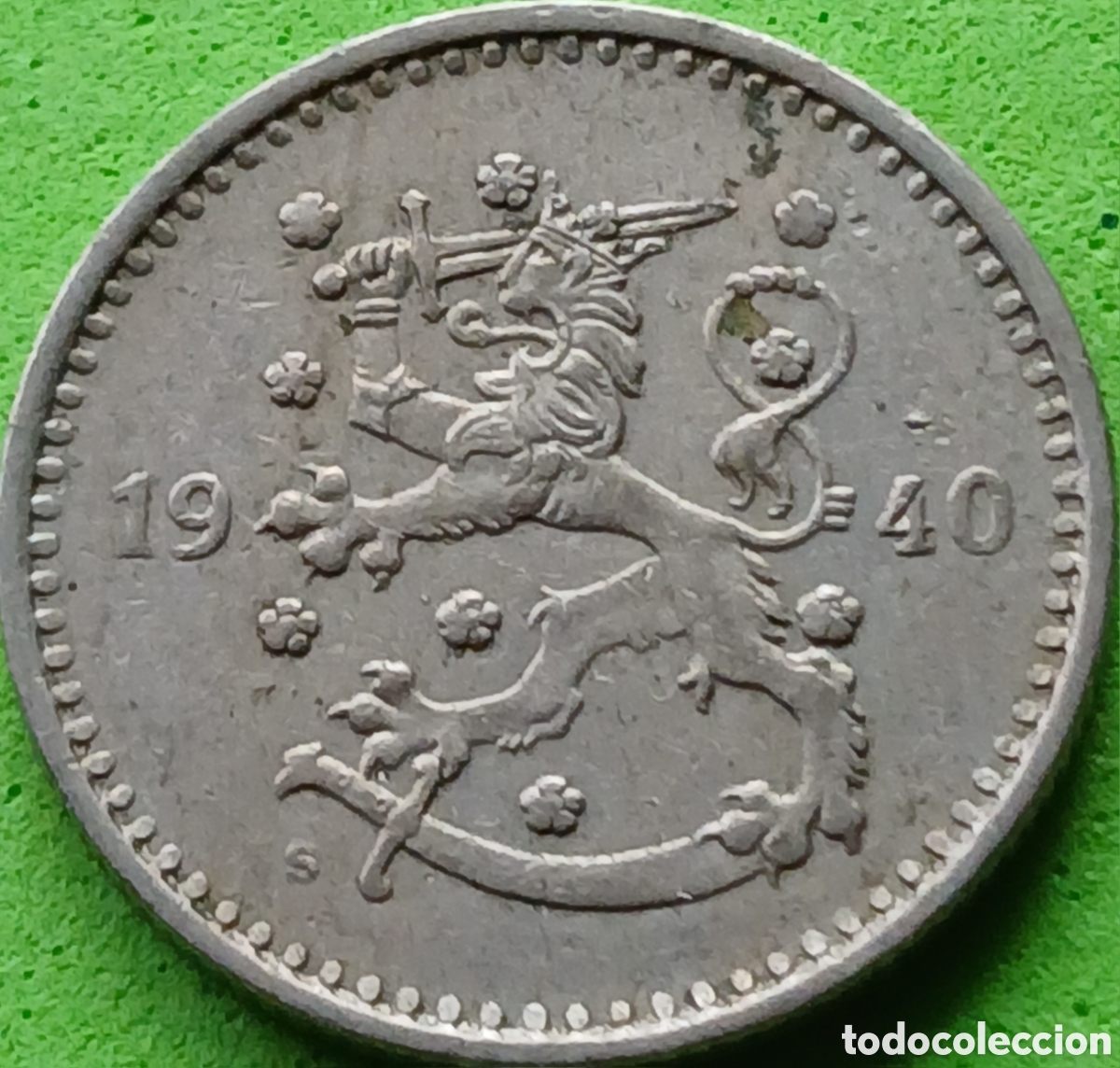 Monedas antiguas de Europa: Finlandia 1 marco 1940 km#30