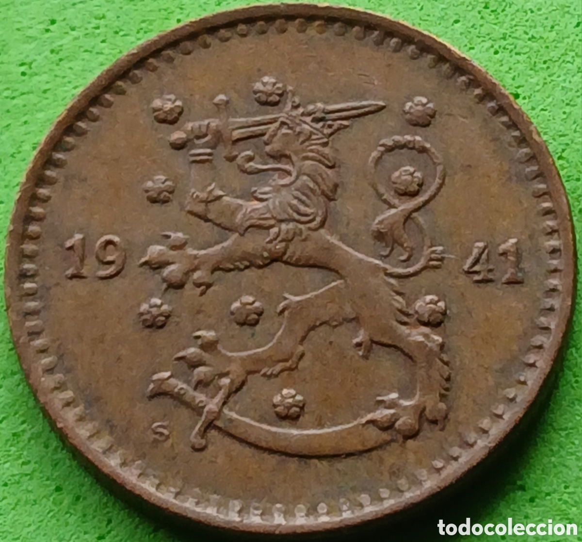 Monedas antiguas de Europa: Finlandia 1 marco 1941 km#30a