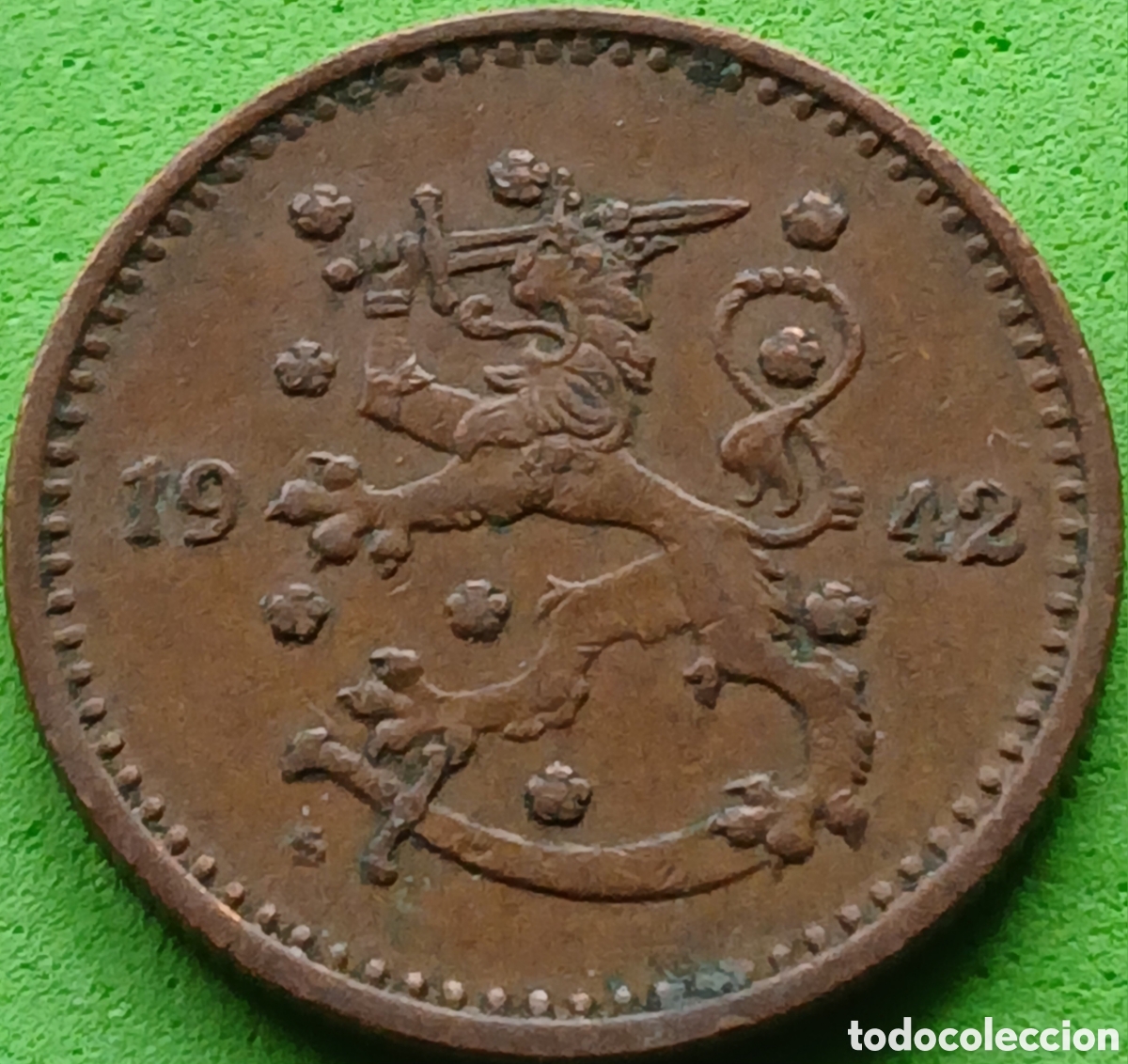 Monedas antiguas de Europa: Finlandia 1 marco 1942 km#30a