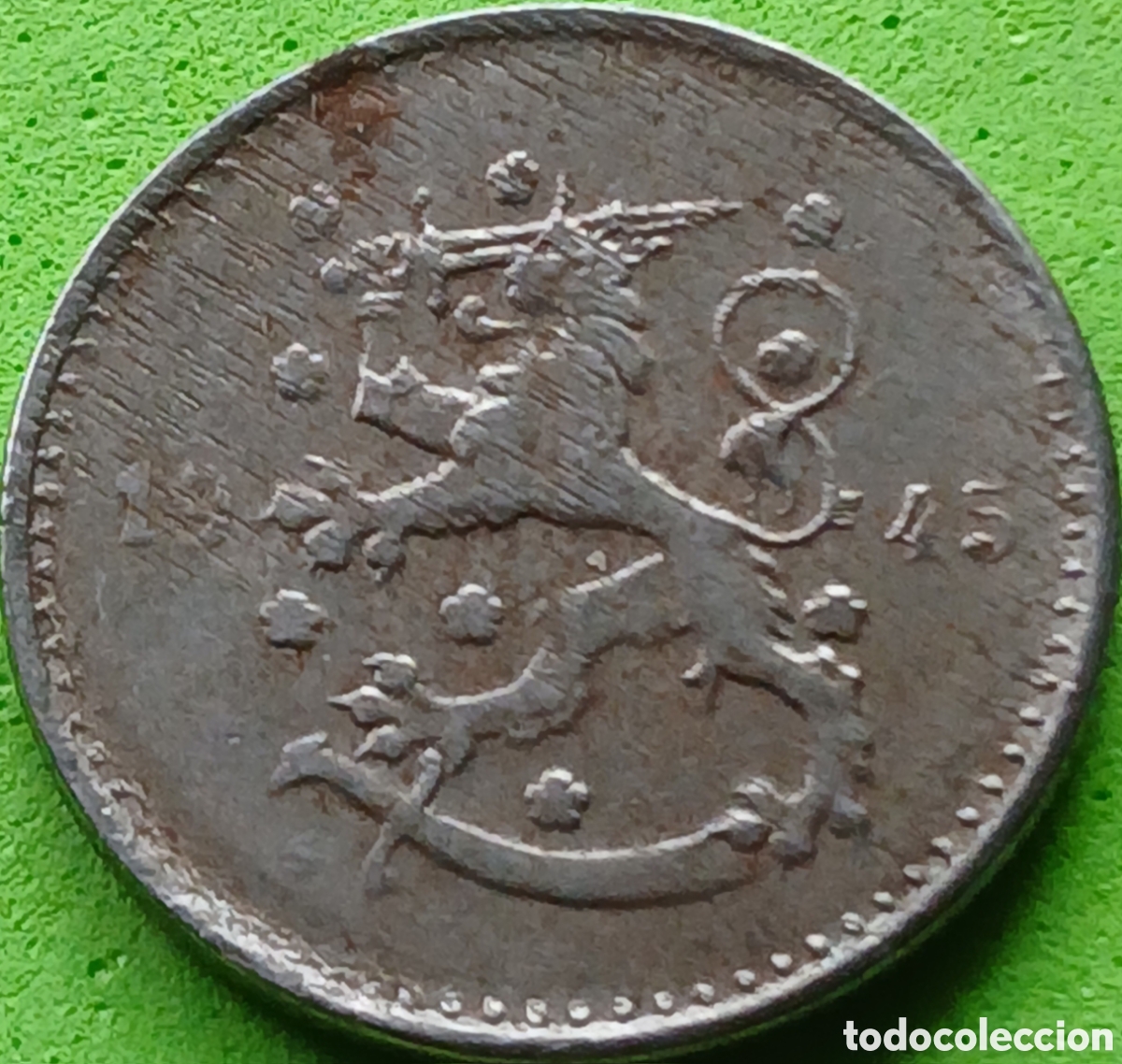 Monedas antiguas de Europa: Finlandia 1 marco 1945 km#30b