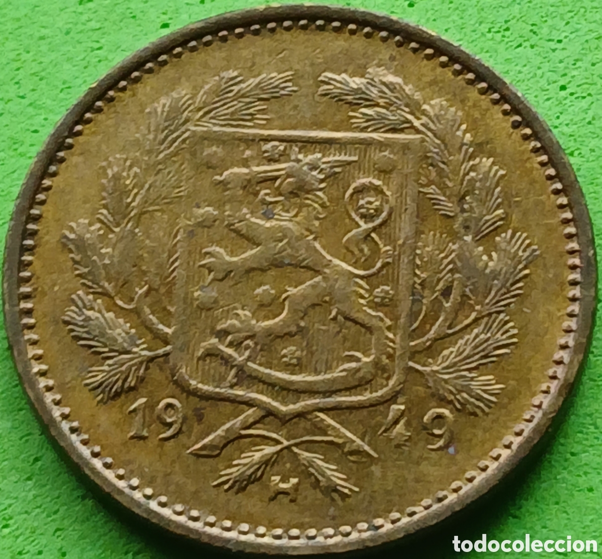 Monedas antiguas de Europa: Finlandia 5 marcos 1949 km#31a