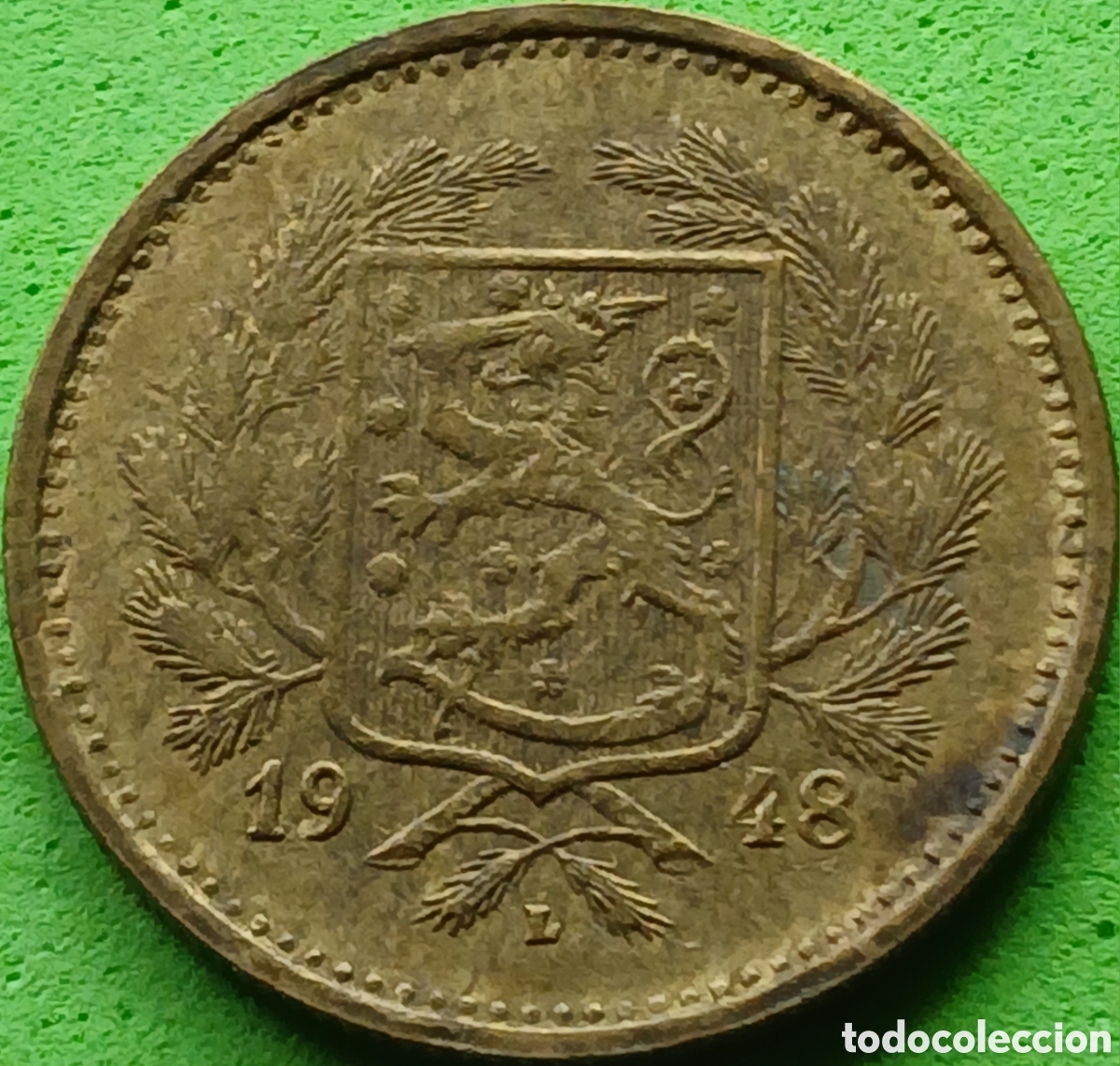 Monedas antiguas de Europa: Finlandia 5 marcos 1948 km#31a