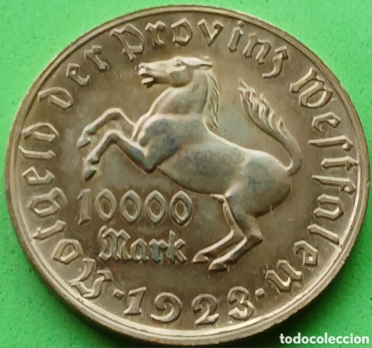 Alte M&uuml;nzen aus Europa: Alemania - Provincia de Westfalia 10.000 marcos 1923 WF#645.7