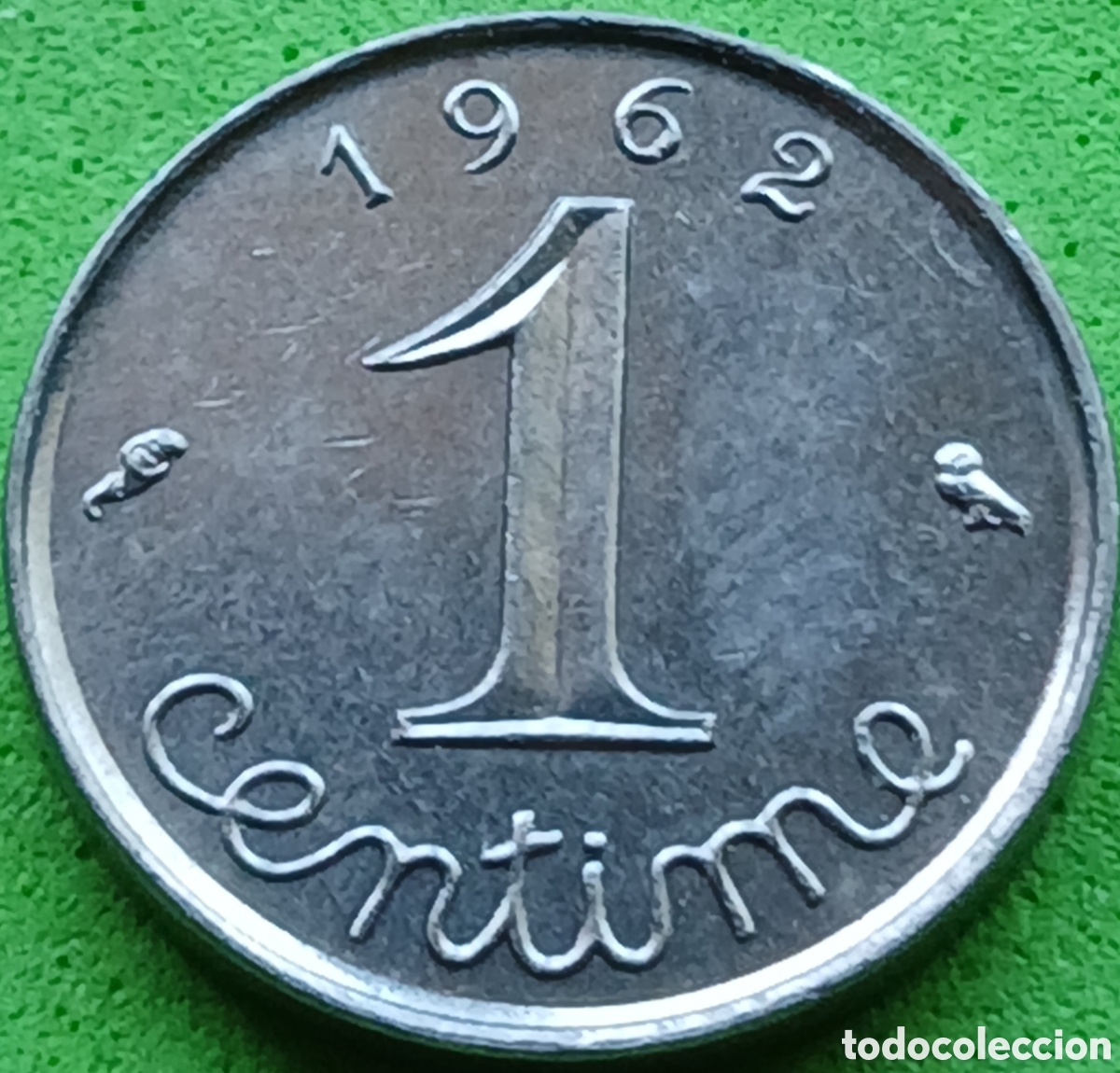 Monedas antiguas de Europa: Francia 1 c&eacute;ntimo 1962 km#928