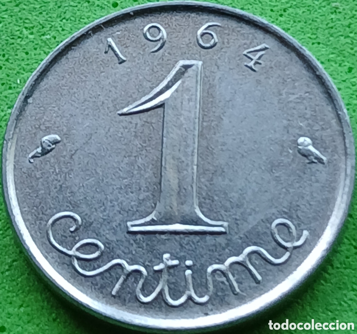 Monedas antiguas de Europa: Francia 1 c&eacute;ntimo 1964 km#928